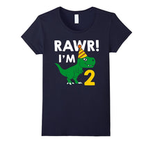 2nd Birthday Boy of Dinosaurs T-Shirt 2 Years Old Dinosaurs
