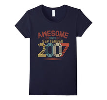 Awesome Since September 2007 Funny T-Shirt 10th Birthday Tee