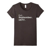 Est September 1977 Shirt Funny 40rd Birthday Gifts TShirt