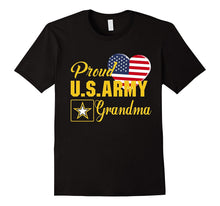 Proud U.S. Army Grandma Patriotic Heart T Shirt
