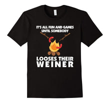 Funny Camping Roasting Weiner T-Shirt Vacation Road Trip Tee