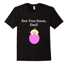 Mens Dad to Be Girl Baby Shower Pregnant Announcement Funny Shirt