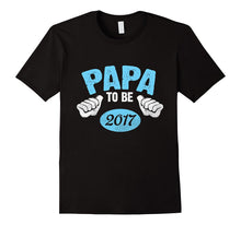 Papa to Be of a New Baby Boy Baby Shower 2017 T-Shirt