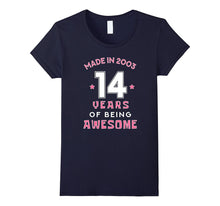 Made in 2003 Awesome Cute T-Shirt Funny 14th Birthday Gift