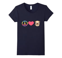 Peace Love Dog T-Shirt Animal Lover Rescue Mom Dad