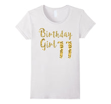 Birthday Girl 11 Glitter Shirt (Little Girls Birthday Shirt)