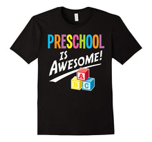 School Teacher Shirt Preschool Is Awesome ABC Blocks Tee