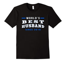 Mens World's Best Husband Since 2016 Anniversary Gift T-Shirt