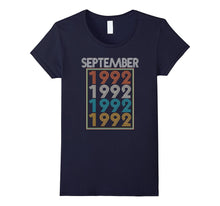 September 25th Birthday Gift Vintage 1992 Retro 1992 T-Shirt