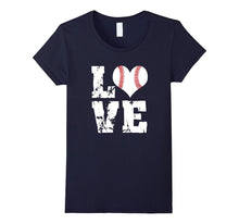 LOVE Baseball: Cute Baseball Shirt for Mom Dad Boys Girls