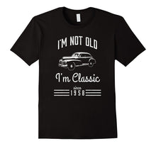 Not Old, Classic Car Funny T-Shirt 59th Birthday Gift 1958