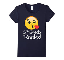 5 Th Grade Rocks Emoji tShirt Funny Fifth Graders & Teachers