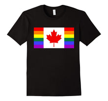 Rainbow Canadian Flag Shirt LGBTQ Rights