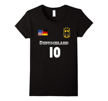 Germany Soccer Tshirt With Number 10
