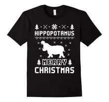 Hippopotamus Ugly Christmas Sweater T-Shirt
