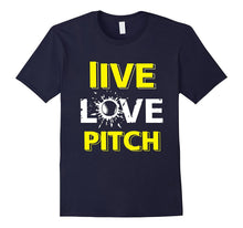 Live Love Pitch Softball Tshirts for Girls. Cute Player Tee