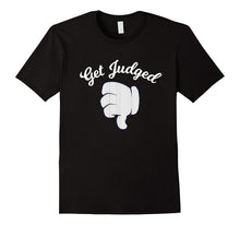 Get Judged Thumbs Down Pinstripe New York Baseball T-Shirt