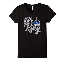 16th Birthday King T Shirt Celebration Party Sixteen