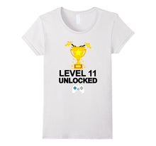 Funny 11th Birthday Level 11 Unlocked T-Shirt Gamer Gift Tee