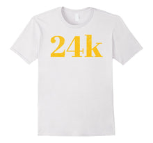 24k T Shirt - Distressed Gold Tshirt