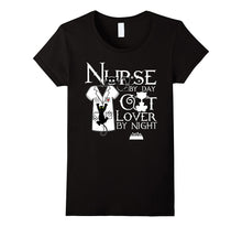 Nurse by Day Cat Lover by Night Tshirt for Nurse