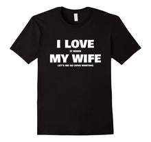 Mens Love My Wife, Funny Husband Dove Hunting T Shirt