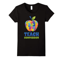 Cute Teach Compassion T-Shirt Autism Awareness Day Gifts