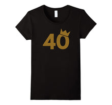 40 Gold Crown - 40th Birthday T-Shirt for Men and Women