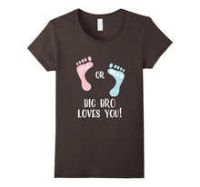 Gender Reveal TShirt - Pink or Blue Big Bro Loves You