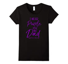 I Wear Purple for My Dad Pancreatic Cancer Awareness Shirt