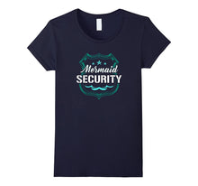 Mermaid Security Dad Son Party Swimming Pool Ocean T Shirt