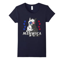 Meowica 4th of July Funny Cat T-Shirt