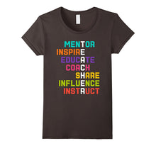 Mentor Inspire Educate Teacher Appreciation Gift T-Shirt