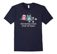 40th Wedding Anniversary Gifts Shirt Owl Couple T-Shirt