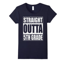 Straight Outta 5th Grade T-Shirt Funny 2017 Graduation Shirt