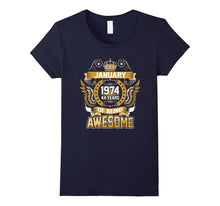 January 1974 44th Birthday 44 Years Old Gift T-Shirt