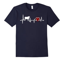 Cows Heartbeat Tshirt - Farming Love Tshirt - Farm Cows Tees
