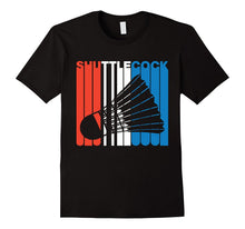 Retro RWnB Shuttlecock Silhouette T-Shirt