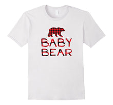 Baby Bear Red Flannel Plaid T-Shirt