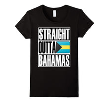 Straight Outta Bahamas Funny Gift Flag T-Shirt