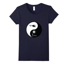 Helicopter Yin Yang T Shirt Fun Gift Idea