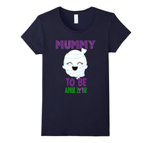 Halloween Pregnancy Shirt Mom Mummy to Be Due April 2018