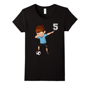 #5 Soccer Shirt for Boys Funny Dabbing Dab Dance Soccer Ball