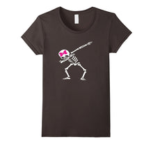 Dabbing Skeleton Girl Shirt - Halloween Dab Pose T-Shirt