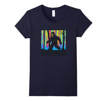 Colorful Funny Big Foot Sighting Vintage Novelty Tshirt