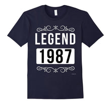 1987 Birthday Shirt Legend Since 1987 Born in 1987 Tee