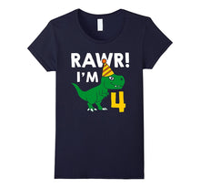 4th Birthday Boy of Dinosaurs T-Shirt 4 Years Old Dinosaurs