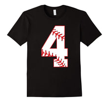 Cute Fourth Birthday Party 4th Baseball T-Shirt Born 2013