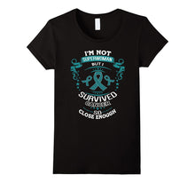 I Survived Cancer - Ovarian Cancer Awareness Shirt