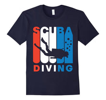 Retro RWnB Scuba Diving Silhouette T-Shirt